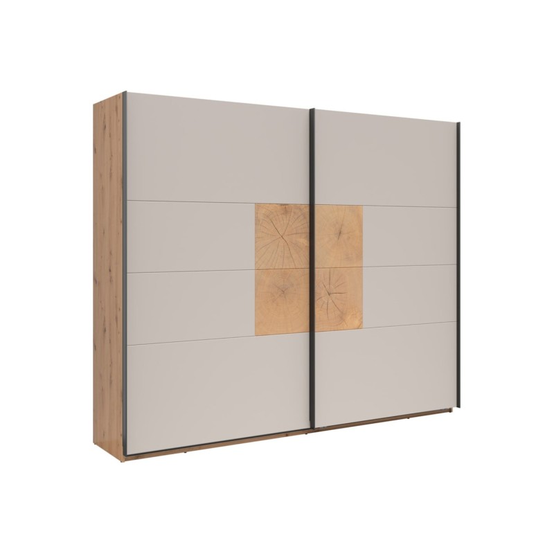Szafa przesuwna Sindara 270 cm dąb artisan/kaszmir