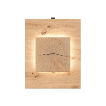 Panel ścienny Sindara 40x50 cm dąb artisan z LED
