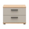 Szafka nocna Sindara 60 cm z 2 szufladami dąb artisan/kaszmir