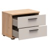 Szafka nocna Sindara 60 cm z 2 szufladami dąb artisan/kaszmir