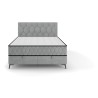 Łóżko kontynentalne Honey 160x200 z pojemnikiem szare