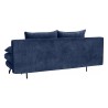 Sofa trzyosobowa Italia rozkładana z pojemnikiem granatowa