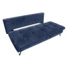Sofa trzyosobowa Italia rozkładana z pojemnikiem granatowa