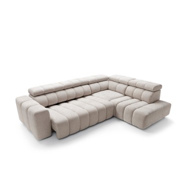 Narożnik Zürich z elektrycznym wysuwem siedziska