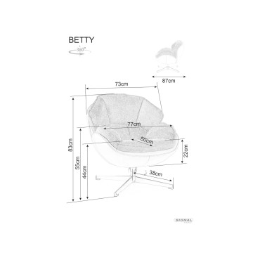 Fotel Betty