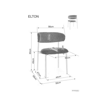 Krzesło Elton D Brego