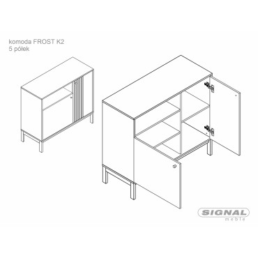 Komoda Frost K2