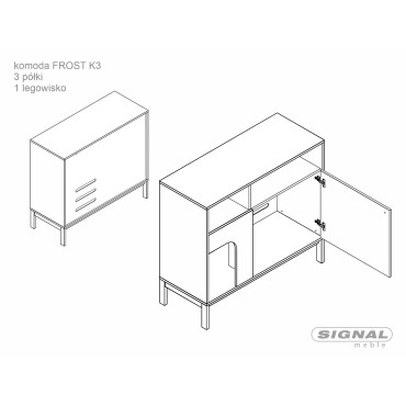 Komoda Frost K3
