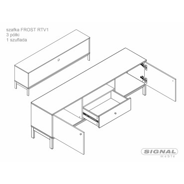 Szafka Rtv Frost RTV1