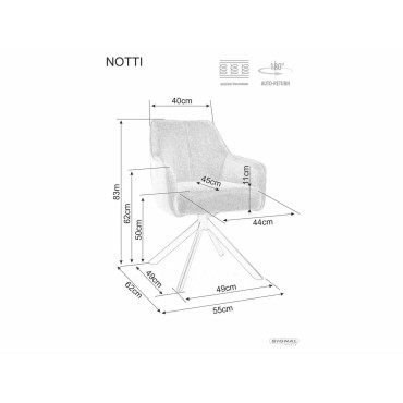 Krzesło Notti Brego
