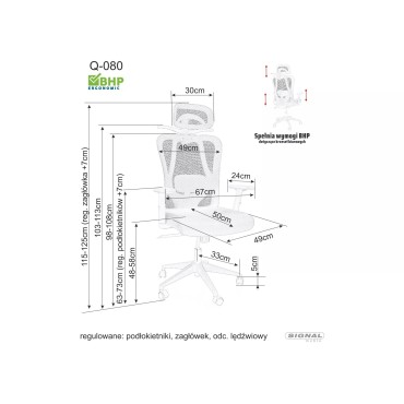 Fotel obrotowy Q-080