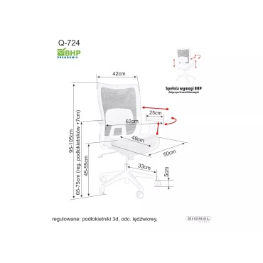 Fotel obrotowy Q-724