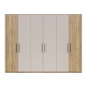Szafa sześciodrzwiowa Tabina 300 cm dąb mauvella/kashzmir