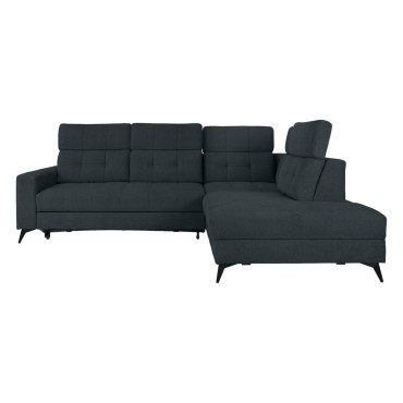 Narożnik Barletta Prawy Czarny