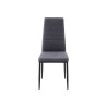 Krzesło tapicerowane Felix szare