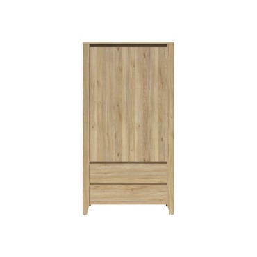 Szafa dwudrzwiowa Sawira II 106 cm dąb mauvella