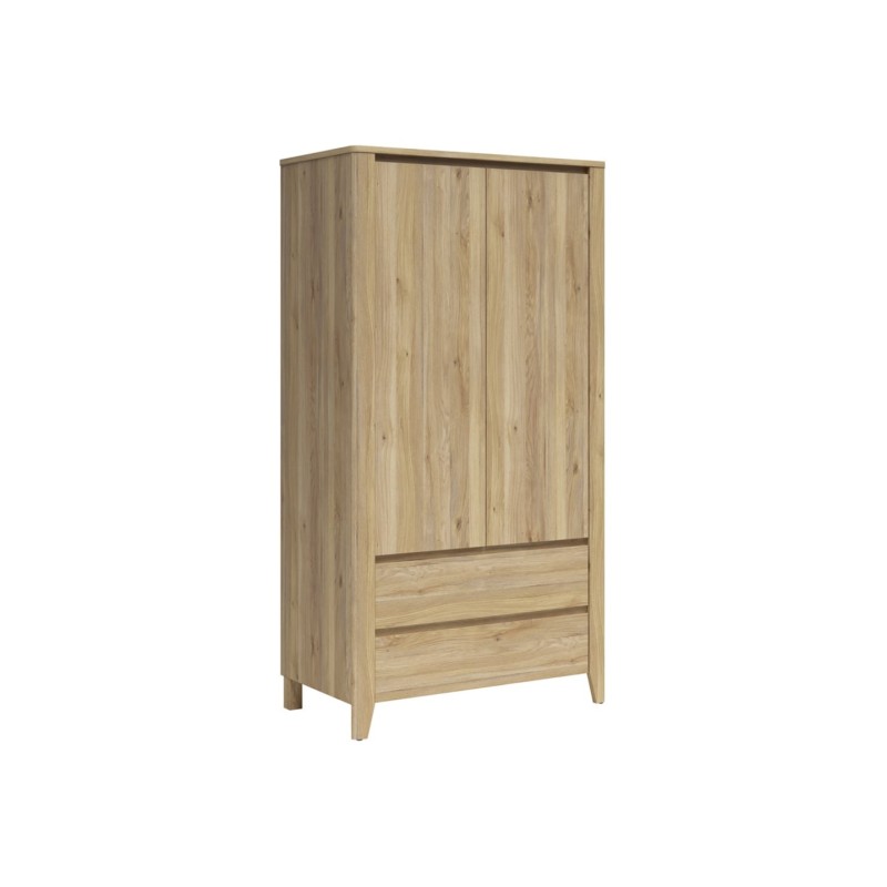 Szafa dwudrzwiowa Sawira II 106 cm dąb mauvella