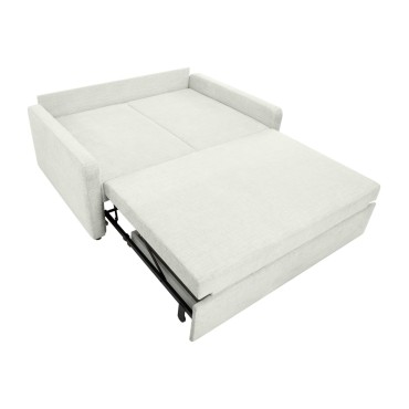 Sofa dwuosobowa Luna rozkładana z pojemnikiem beżowa