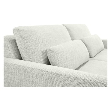 Sofa dwuosobowa Luna rozkładana z pojemnikiem beżowa