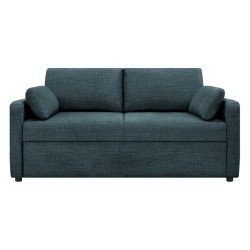 Sofa dwuosobowa Luna rozkładana z pojemnikiem granatowa