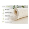 Materac sprężynowy kieszeniowy z lateksem Latexo 90x200 H2