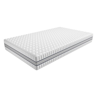 Materac sprężynowy kieszeniowy z lateksem Latexo 160x200 H2