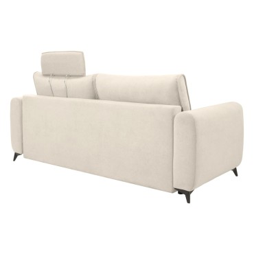 Sofa trzyosobowa Bolero rozkładana z pojemnikiem beżowa