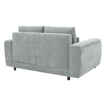 Sofa dwuosobowa Stretto_D rozkładana z pojemnikiem szara