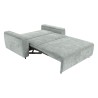 Sofa dwuosobowa Stretto_D rozkładana z pojemnikiem szara