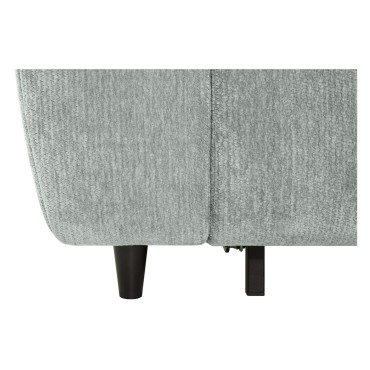 Sofa dwuosobowa Stretto_D rozkładana z pojemnikiem szara