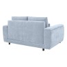 Sofa dwuosobowa Stretto_D rozkładana z pojemnikiem błękitna