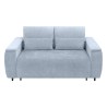 Sofa dwuosobowa Stretto_D rozkładana z pojemnikiem błękitna