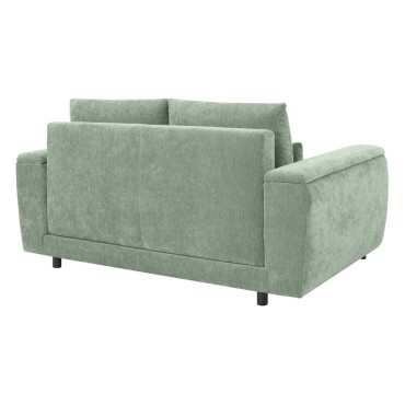 Sofa dwuosobowa Stretto_D rozkładana z pojemnikiem miętowa