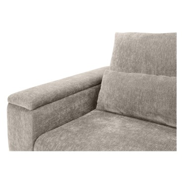 Sofa dwuosobowa Stretto_D rozkładana z pojemnikiem beżowa