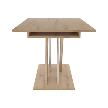 Stół rozkładany Brevas 130/175x85 dąb artisan/kaszmir