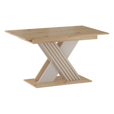 Stół rozkładany Brevas 130/175x85 dąb artisan/kaszmir