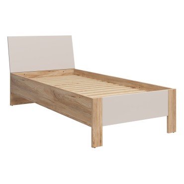 Łóżko Chuck 90x200 dąb mauvella/kaszmir