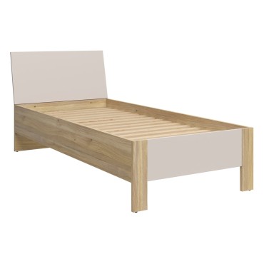 Łóżko Chuck 90x200 dąb mauvella/kaszmir