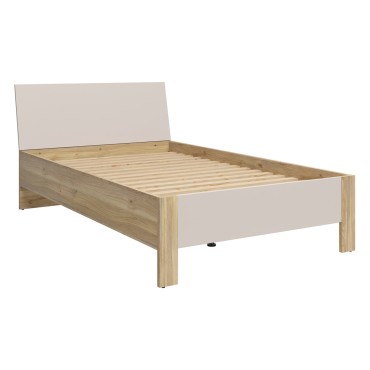 Łóżko Chuck 120x200 dąb mauvella/kaszmir