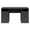 Biurko Multido 140 cm z 2 drzwiami i szufladą grafitowe