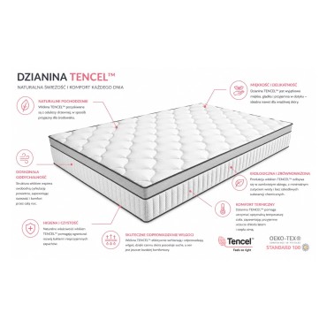 Materac piankowy Flexi Pure 140x200 H2