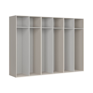 Szafa sześciodrzwiowa Flex 300 cm kaszmir
