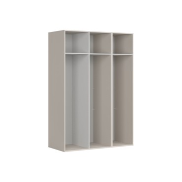 Szafa trzydrzwiowa Flex 150 cm z lustrem kaszmir