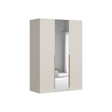 Szafa trzydrzwiowa Flex 150 cm z lustrem kaszmir