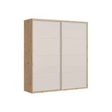 Szafa przesuwna Flex 220 cm dąb artisan/kaszmir