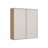 Szafa przesuwna Flex 220 cm dąb artisan/kaszmir