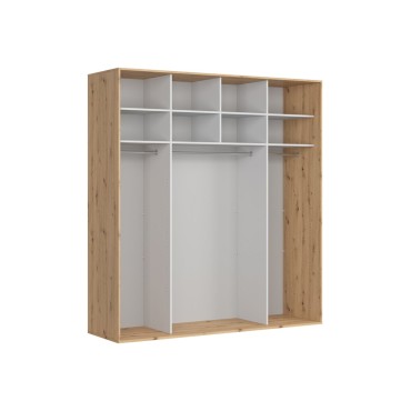 Szafa przesuwna Flex 220 cm dąb artisan/kaszmir