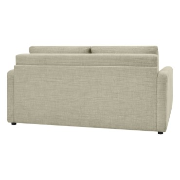 Sofa dwuosobowa Luna rozkładana z pojemnikiem beżowa