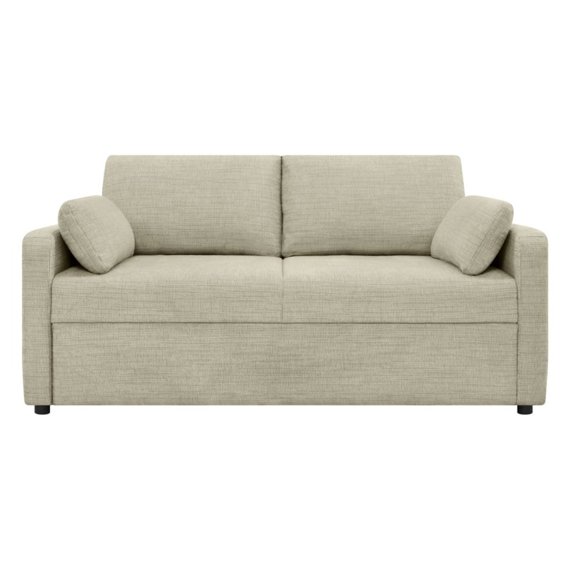 Sofa dwuosobowa Luna rozkładana z pojemnikiem beżowa