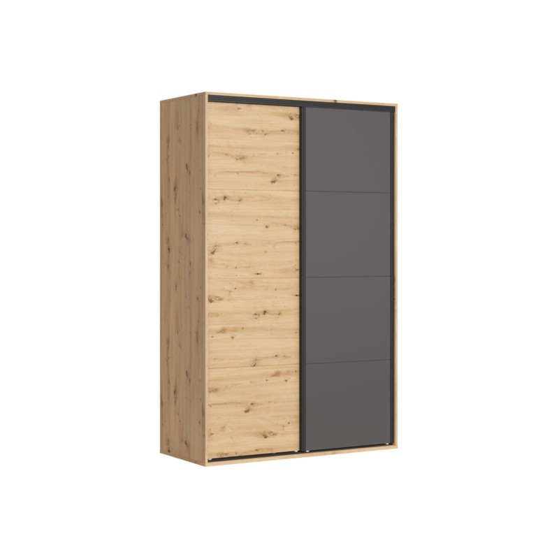 Szafa przesuwna Flex 150 cm dąb artisan/grafit